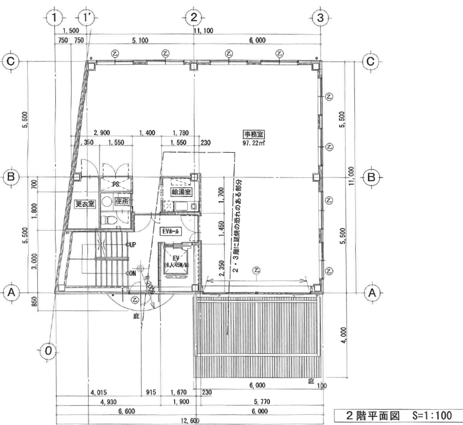 【売却済】武蔵新城倉庫の貸し倉庫（貸倉庫）・賃貸倉庫の図面
