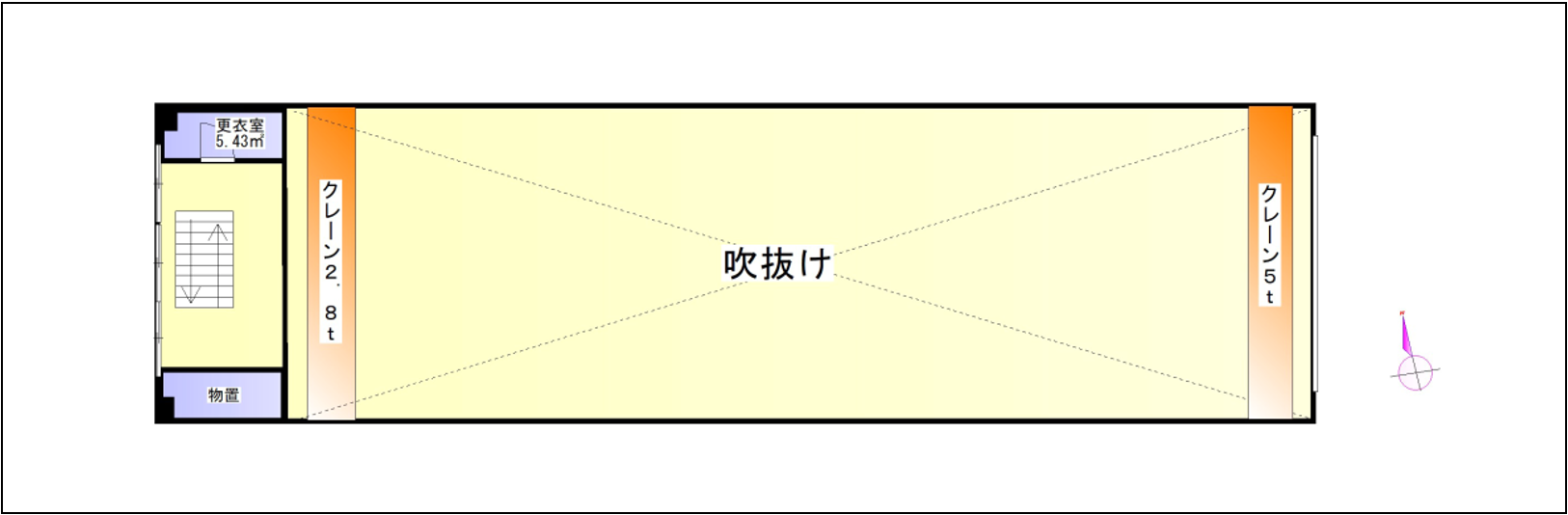 小松川工場(区分所有建物)の貸し倉庫（貸倉庫）・賃貸倉庫の図面