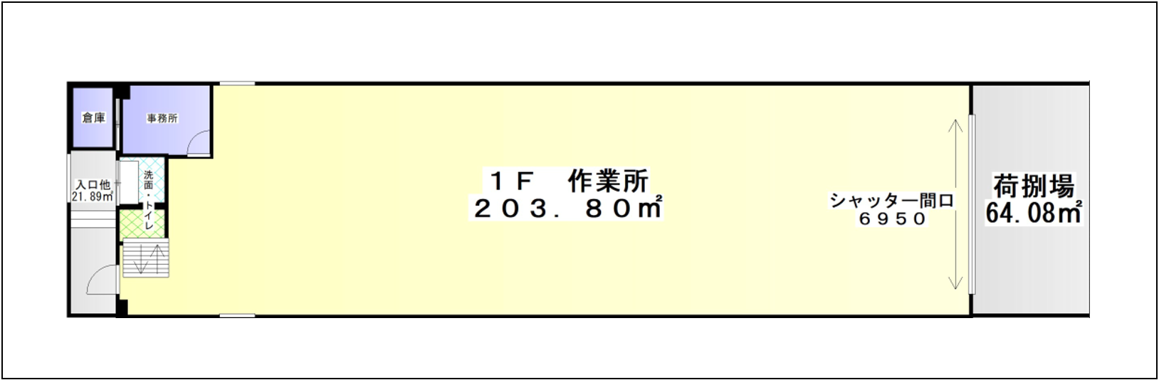 小松川工場(区分所有建物)の貸し倉庫（貸倉庫）・賃貸倉庫の図面