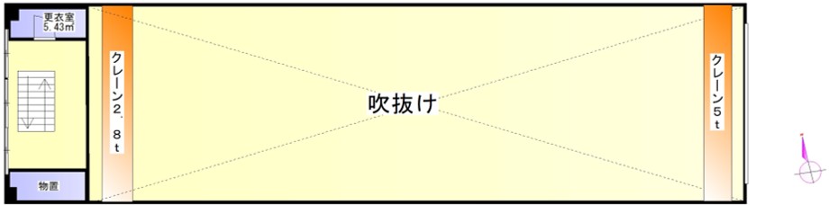 小松川工場(区分所有建物)の貸し倉庫（貸倉庫）・賃貸倉庫の図面