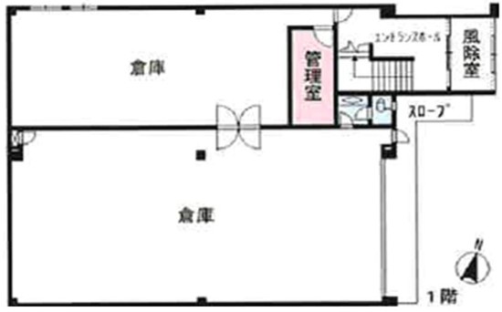 平塚倉庫の貸し倉庫（貸倉庫）・賃貸倉庫の図面